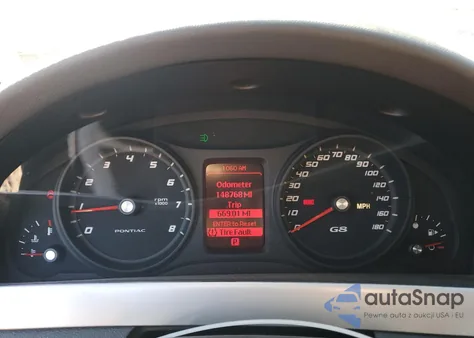 2009 Pontiac G8 Gt z USA, uszkodzony, nr VIN 6G2EC57Y79L219823